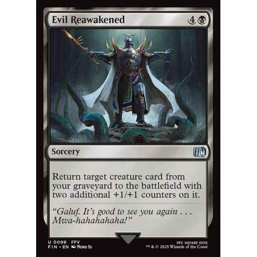 Final Fantasy - 98 - Evil Reawakened - Uncommon - B - Foil