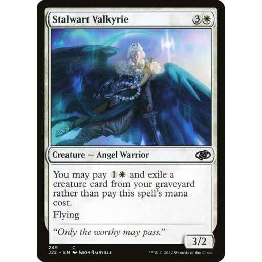Jumpstart 2022 - 249 - Stalwart Valkyrie - Common - W - Non-foil
