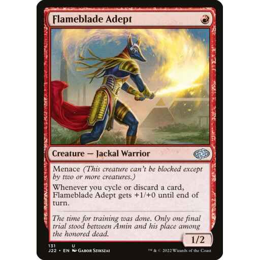 Jumpstart 2022 - 131 - Flameblade Adept - Uncommon - R - Non-foil