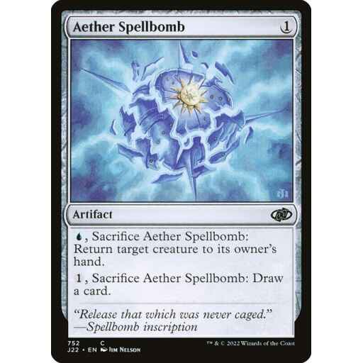 Jumpstart 2022 - 752 - Aether Spellbomb - Common - C - Non-foil