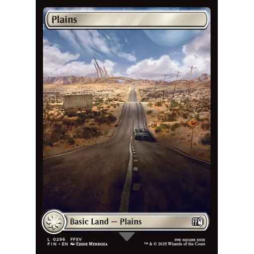Final Fantasy - 296 - Plains - Common - C - Foil