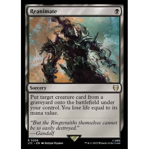 Tales of Middle-earth Commander - 206 - Reanimate - Rare - B - Non-foil