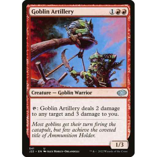 Jumpstart 2022 - 541 - Goblin Artillery - Uncommon - R - Non-foil