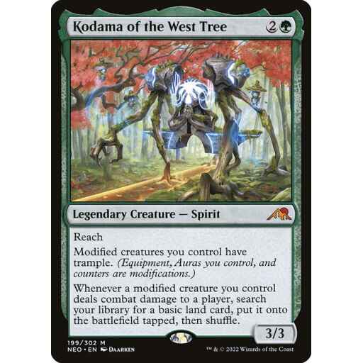 Kamigawa: Neon Dynasty - 199 - Kodama of the West Tree - Mythic - G - Non-foil