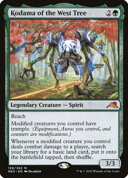 Kamigawa: Neon Dynasty - 199 - Kodama of the West Tree - Mythic - G - Non-foil