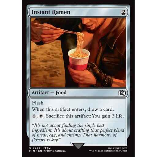 Final Fantasy - 259 - Instant Ramen - Common - C - Foil