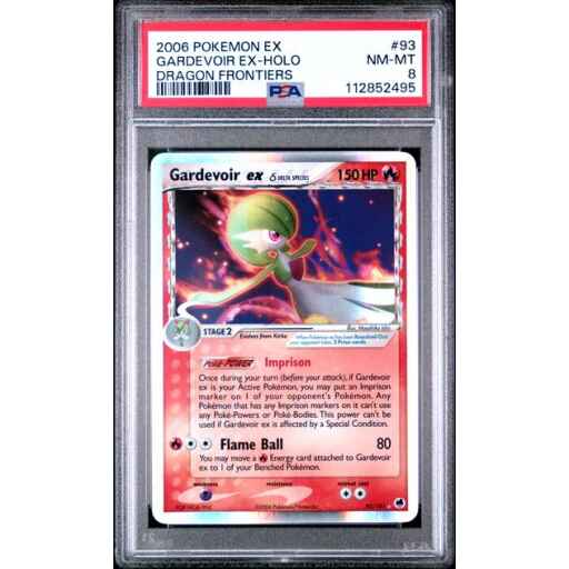 PSA 8 Near Mint - 2006 Pokemon EX Dragon Frontiers Gardevoir ex #93