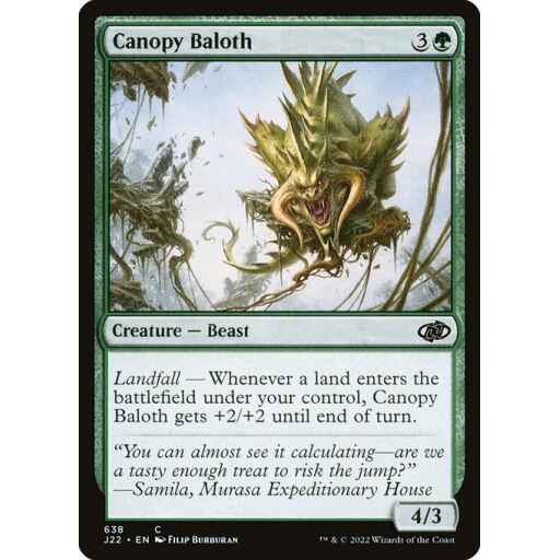 Jumpstart 2022 - 638 - Canopy Baloth - Common - G - Non-foil
