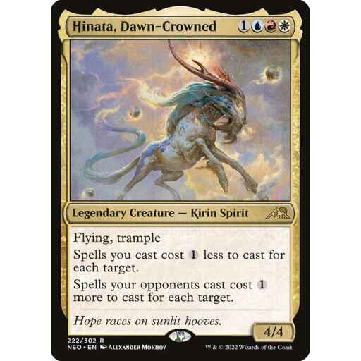 Kamigawa: Neon Dynasty - 222 - Hinata, Dawn-Crowned - Rare - Multi - Non-foil