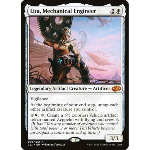 Jumpstart 2022 - 6 - Lita, Mechanical Engineer - Mythic - W - Non-foil