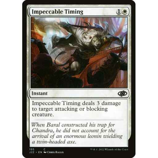 Jumpstart 2022 - 195 - Impeccable Timing - Common - W - Non-foil
