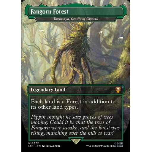 Tales of Middle-earth Commander - 377 - Yavimaya, Cradle of Growth - Mythic - C - Foil