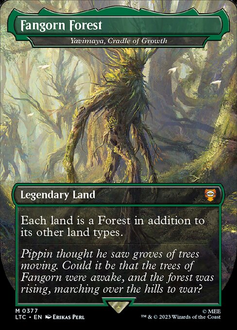 Tales of Middle-earth Commander - 377 - Yavimaya, Cradle of Growth - Mythic - C - Foil