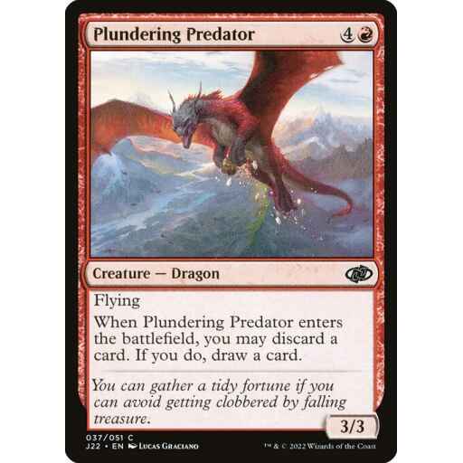 Jumpstart 2022 - 37 - Plundering Predator - Common - R - Non-foil