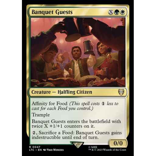 Tales of Middle-earth Commander - 47 - Banquet Guests - Rare - WG - Non-foil
