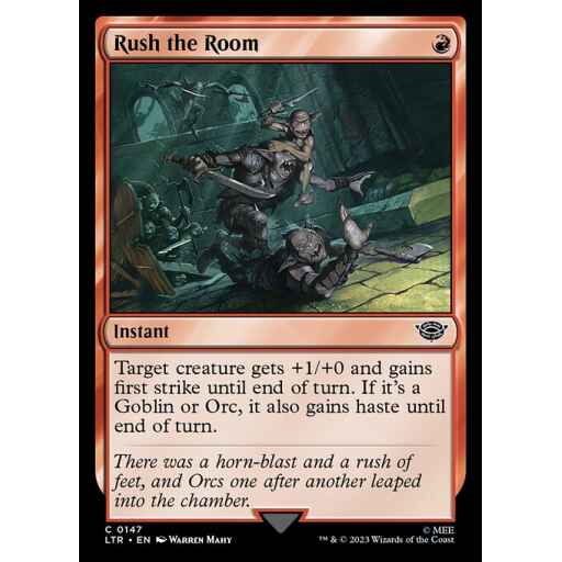 The Lord of the Rings: Tales of Middle-earth - 147 - Rush the Room - Common - R - Non-foil