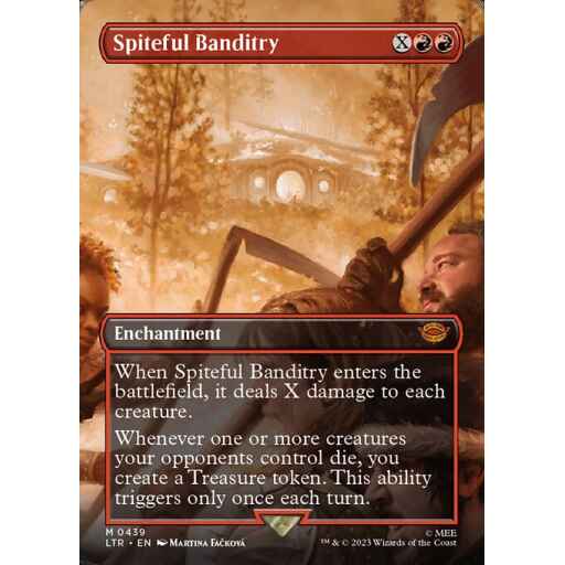 The Lord of the Rings: Tales of Middle-earth - 439 - Spiteful Banditry - Mythic - R - Non-foil