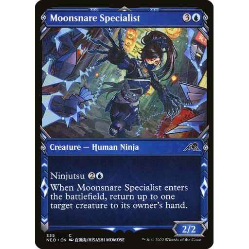 Kamigawa: Neon Dynasty - 335 - Moonsnare Specialist - Common - U - Non-foil