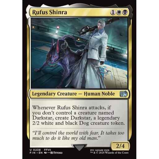 Final Fantasy - 238 - Rufus Shinra - Uncommon - WB - Non-foil