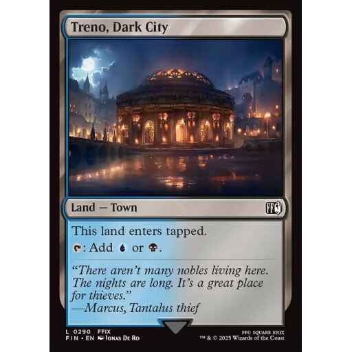 Final Fantasy - 290 - Treno, Dark City - Common - C - Foil