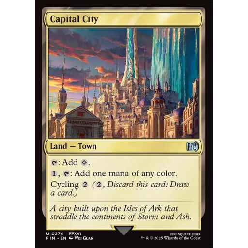 Final Fantasy - 274 - Capital City - Uncommon - C - Foil