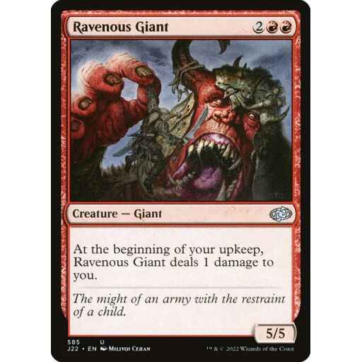 Jumpstart 2022 - 585 - Ravenous Giant - Uncommon - R - Non-foil