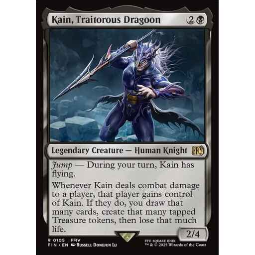 Final Fantasy - 105 - Kain, Traitorous Dragoon - Rare - B - Non-foil