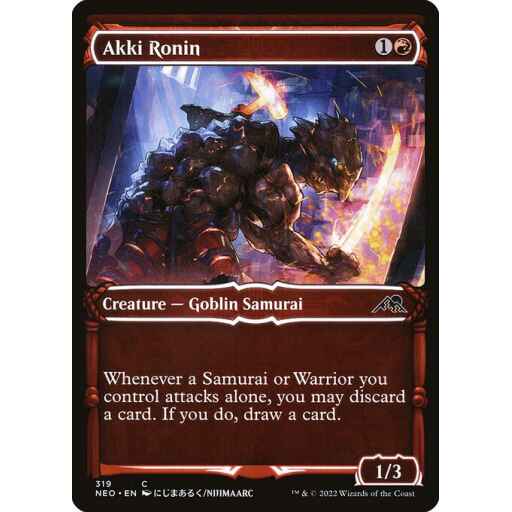 Kamigawa: Neon Dynasty - 319 - Akki Ronin - Common - R - Non-foil