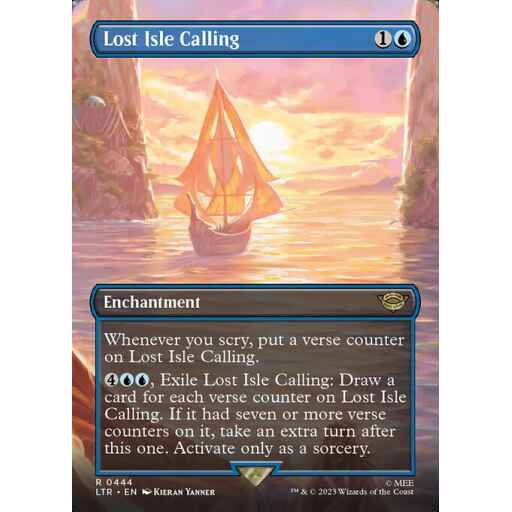 The Lord of the Rings: Tales of Middle-earth - 444 - Lost Isle Calling - Rare - U - Non-foil