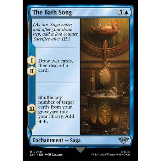 The Lord of the Rings: Tales of Middle-earth - 40 - The Bath Song - Uncommon - U - Non-foil