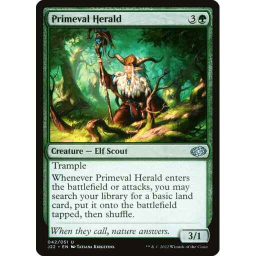 Jumpstart 2022 - 42 - Primeval Herald - Uncommon - G - Non-foil