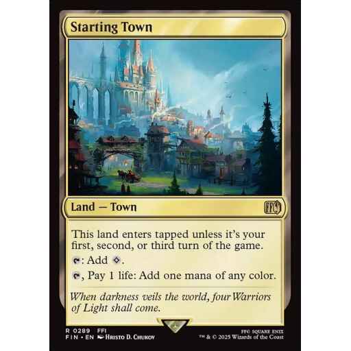 Final Fantasy - 289 - Starting Town - Rare - C - Non-foil