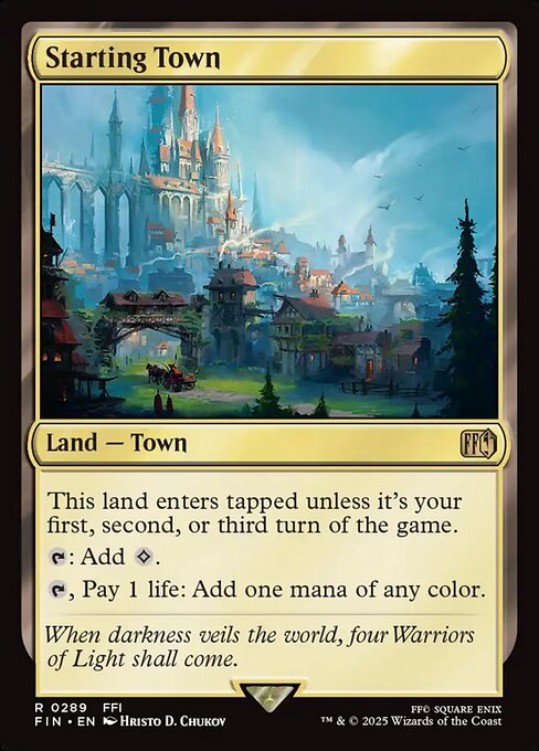Final Fantasy - 289 - Starting Town - Rare - C - Non-foil