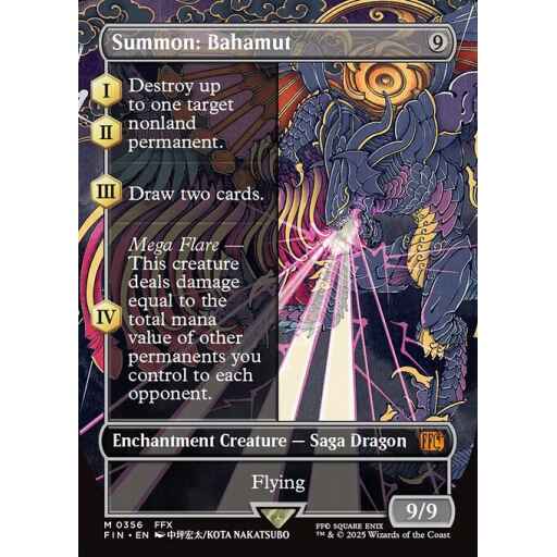 Final Fantasy - 356 - Summon: Bahamut - Mythic - C - Non-foil