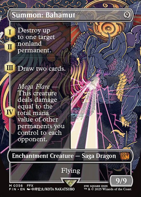 Final Fantasy - 356 - Summon: Bahamut - Mythic - C - Non-foil
