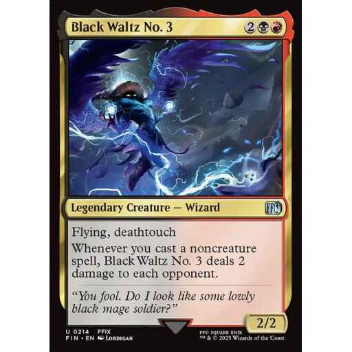 Final Fantasy - 214 - Black Waltz No. 3 - Uncommon - BR - Non-foil