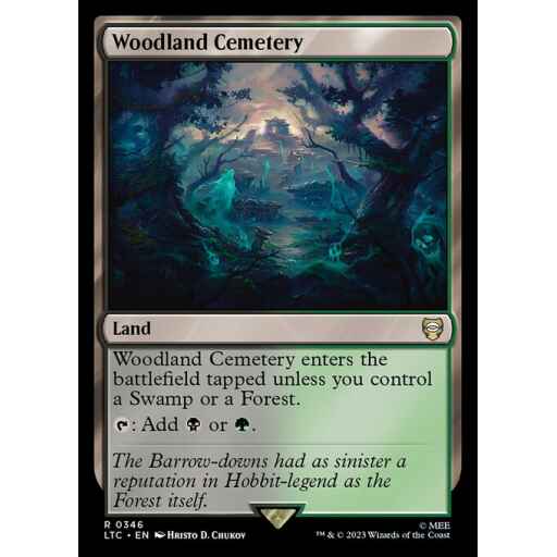 Tales of Middle-earth Commander - 346 - Woodland Cemetery - Rare - C - Non-foil