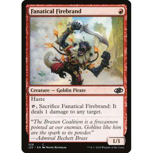 Jumpstart 2022 - 528 - Fanatical Firebrand - Common - R - Non-foil