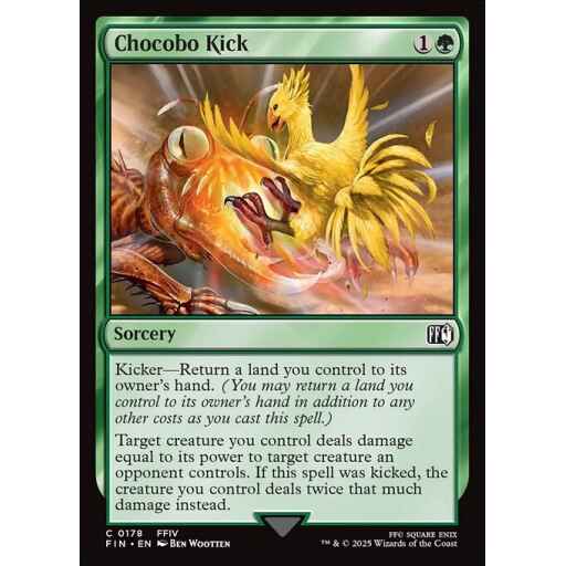 Final Fantasy - 178 - Chocobo Kick - Common - G - Non-foil