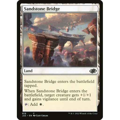 Jumpstart 2022 - 819 - Sandstone Bridge - Common - C - Non-foil