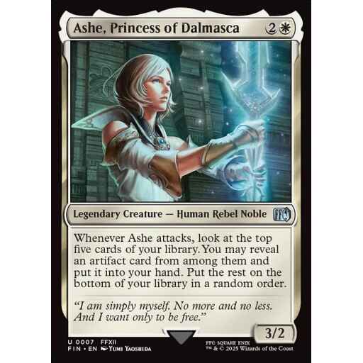 Final Fantasy - 7 - Ashe, Princess of Dalmasca - Uncommon - W - Non-foil