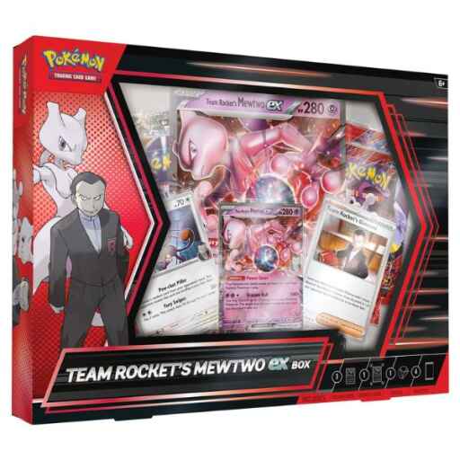 Pokemon Team Rocket's Mewtwo ex Box