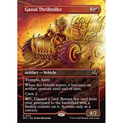 Aetherdrift - 313 - Gastal Thrillroller - Rare - R - Non-foil
