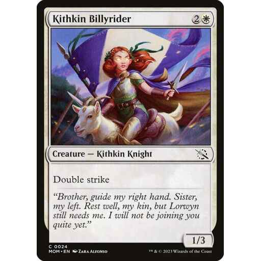 March of the Machine - 24 - Kithkin Billyrider - Common - W - Non-foil