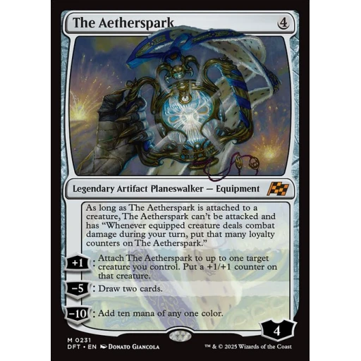 Aetherdrift - 231 - The Aetherspark - Mythic - C - Non-foil
