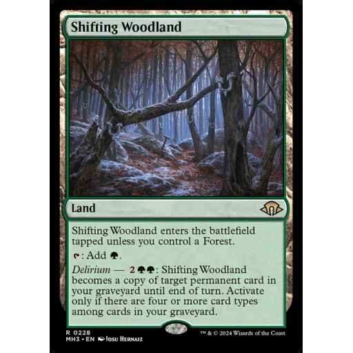 Modern Horizons 3 - 228 - Shifting Woodland - Rare - C - Non-foil