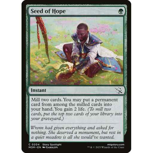 March of the Machine - 204 - Seed of Hope - Common - G - Non-foil