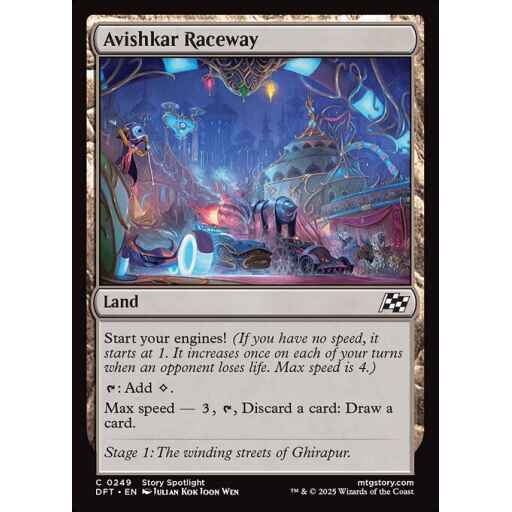 Aetherdrift - 249 - Avishkar Raceway - Common - C - Foil