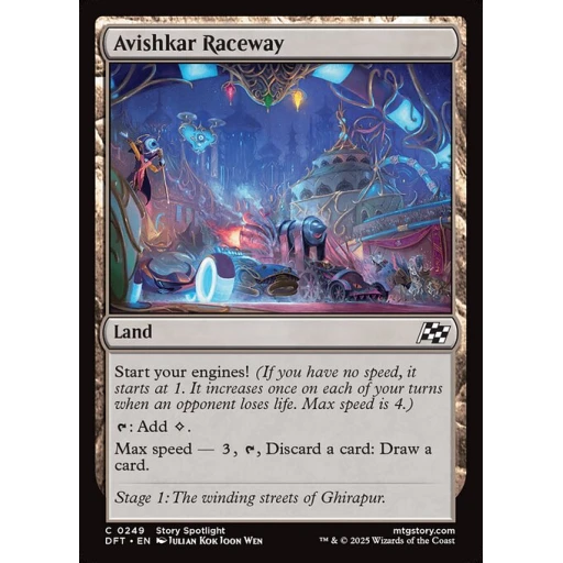 Aetherdrift - 249 - Avishkar Raceway - Common - C - Foil