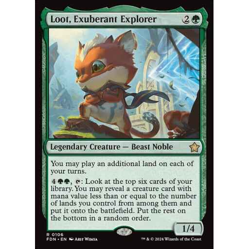 Foundations - 106 - Loot, Exuberant Explorer - Rare - G - Non-foil